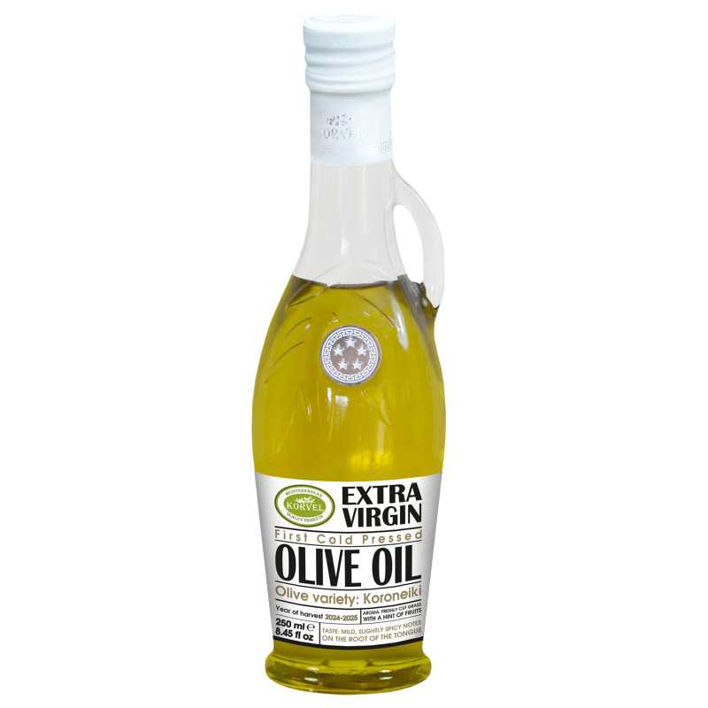 KORVEL Premium Extra Virgin Olive Oil – Amphora Glass 250ml