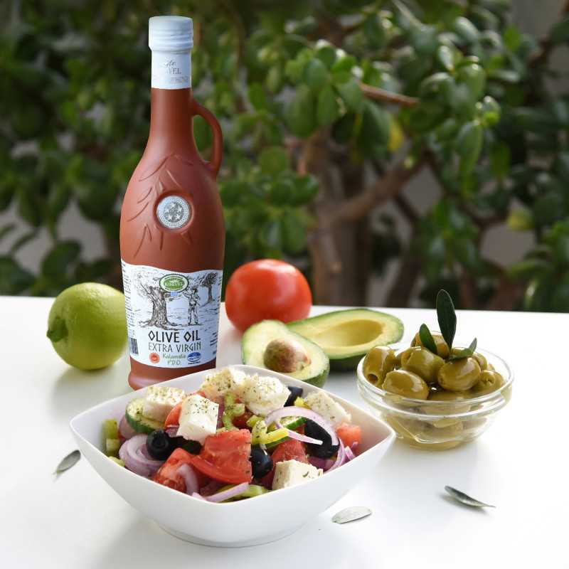 KORVEL Premium PDO Kalamata EVOO – 250ml Amphora