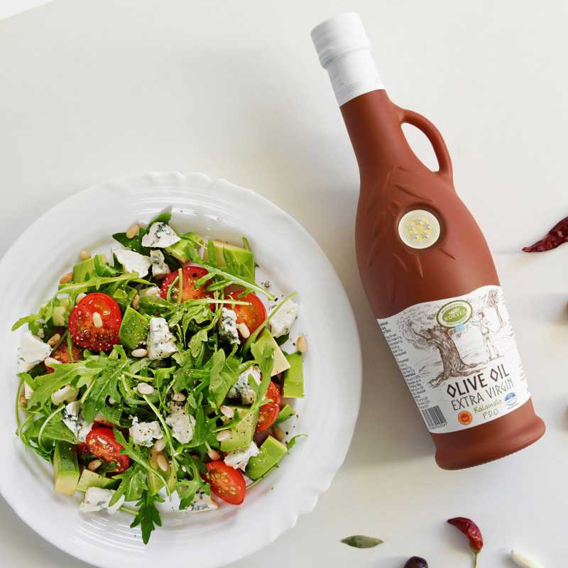 KORVEL Premium PDO Kalamata EVOO – 250ml Amphora
