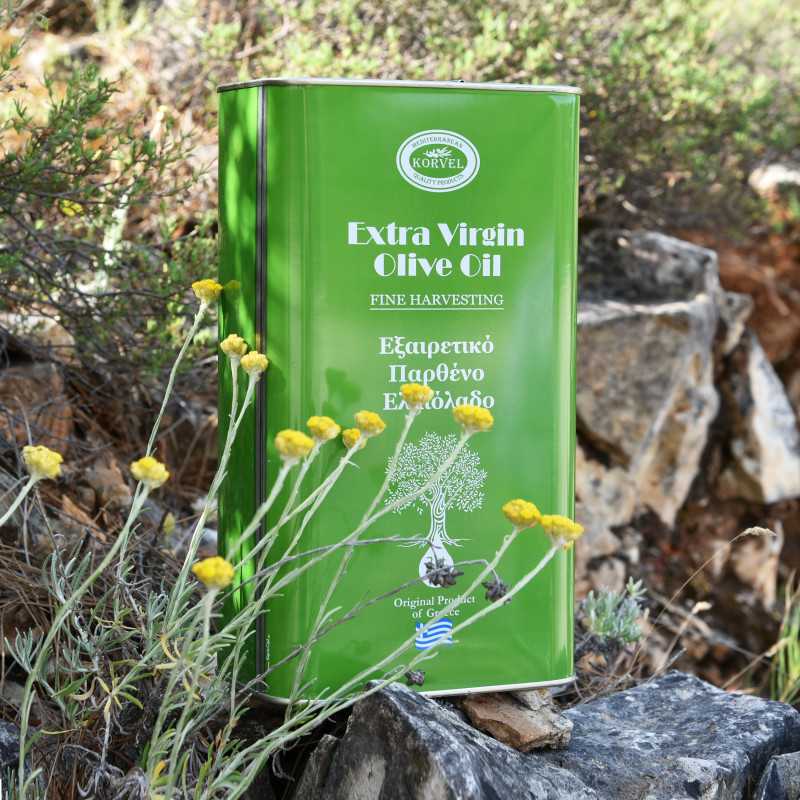 ΚΟΡΒΕΛ Εξαιρετικό Παρθένο Ελαιόλαδο – Μεταλλικό Δοχείο 3L