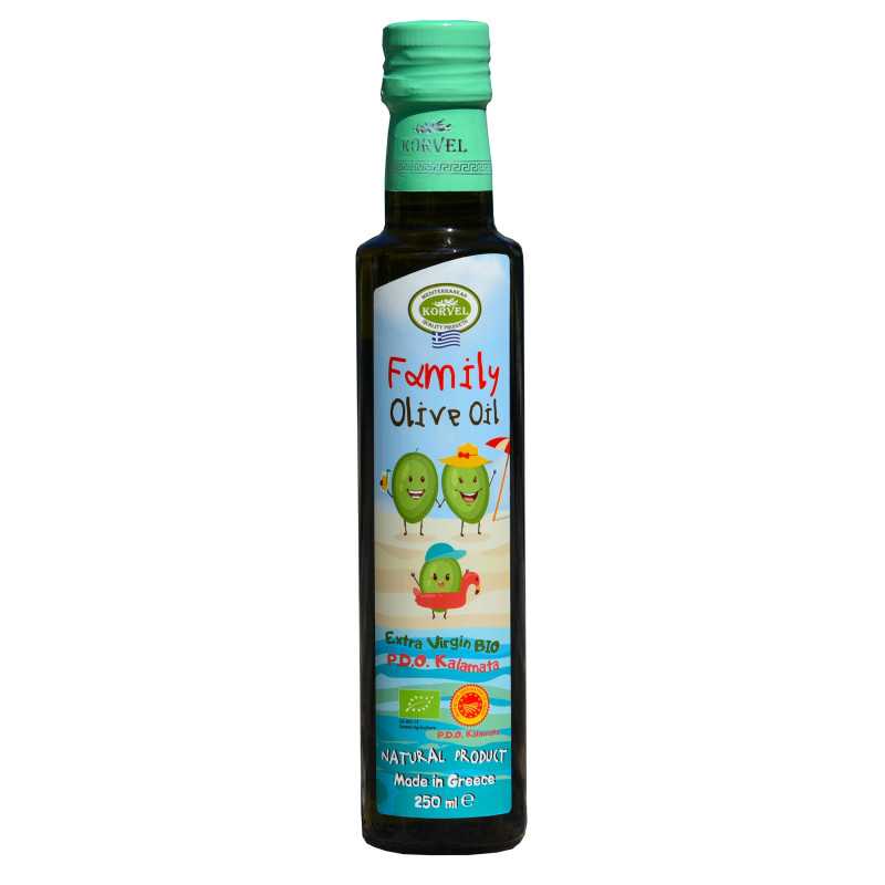 Βιολογικό ΠΟΠ Καλαμάτας KORVEL – Dorica 250 ml