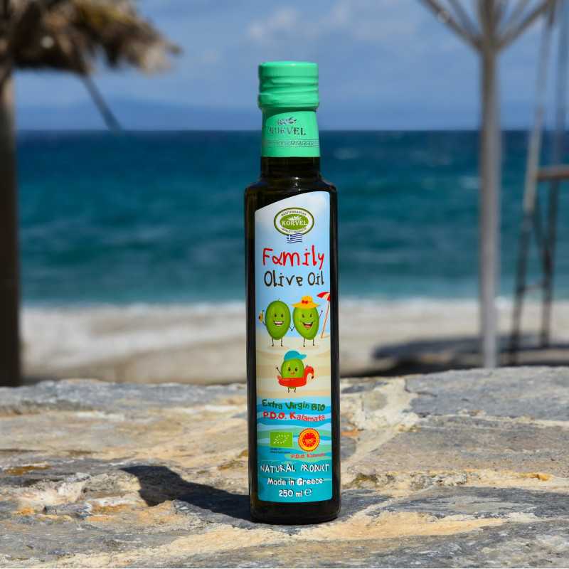 Βιολογικό ΠΟΠ Καλαμάτας KORVEL – Dorica 250 ml