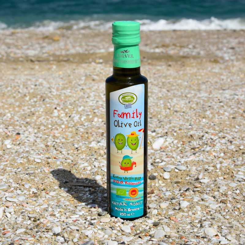 Βιολογικό ΠΟΠ Καλαμάτας KORVEL – Dorica 250 ml