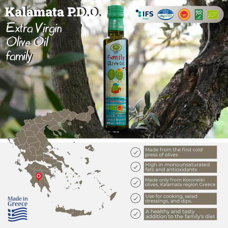 Βιολογικό ΠΟΠ Καλαμάτας KORVEL – Dorica 500 ml