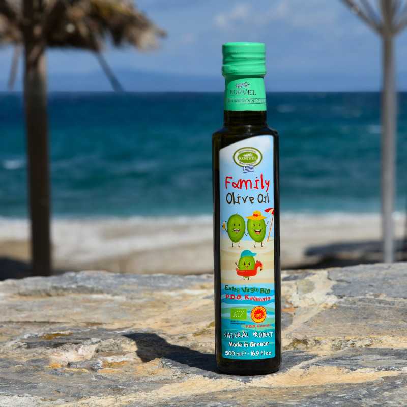 Βιολογικό ΠΟΠ Καλαμάτας KORVEL – Dorica 500 ml