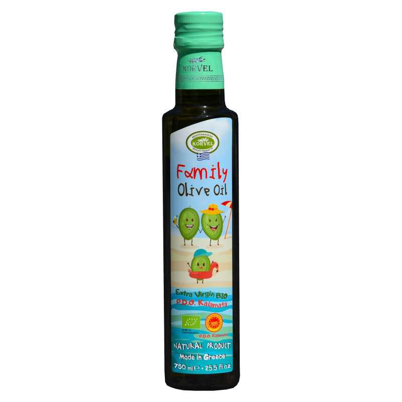 Βιολογικό ΠΟΠ Καλαμάτας KORVEL – Dorica 750 ml
