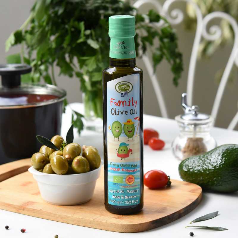 Βιολογικό ΠΟΠ Καλαμάτας KORVEL – Dorica 750 ml
